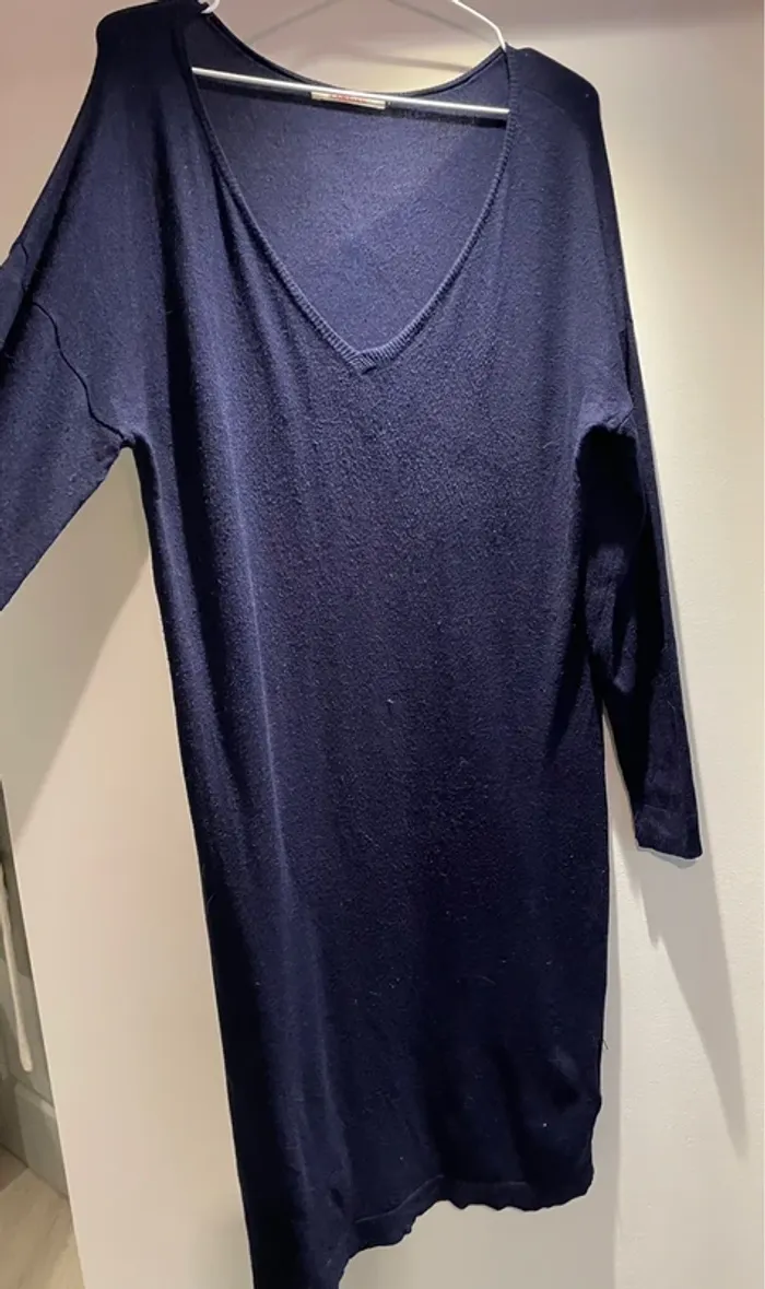 Robe - pull col v Camieu taille M très bon état - photo numéro 2