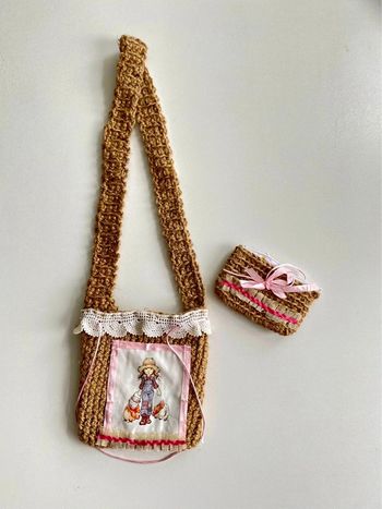 Sac à bandoulière avec son porte monnaie