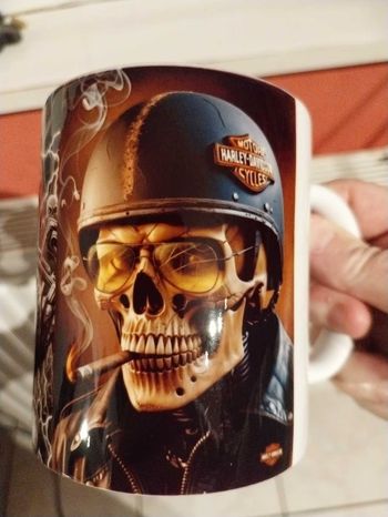 Mug têtes de mort motard