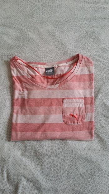 Tee shirt rayé Puma taille 36