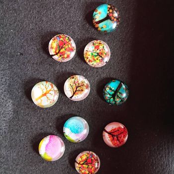 70 CABOCHONS ADHESIFS POUR DECO NEUFS