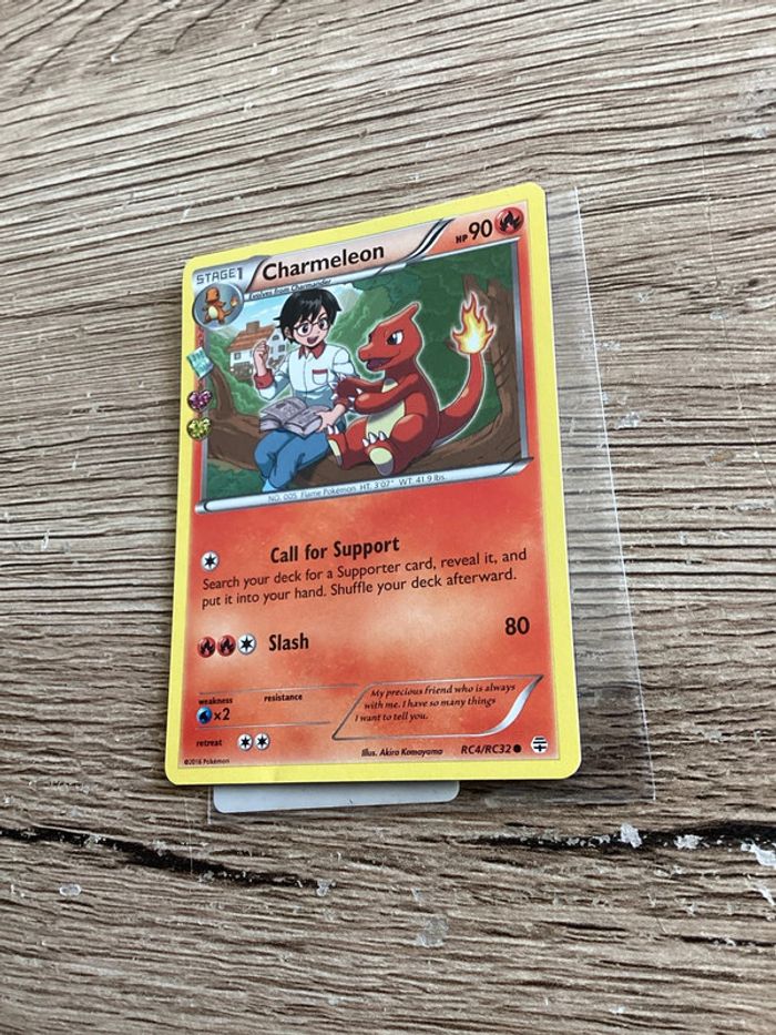 carte Pokémon rc4/rc32 charmeleon anglais ANG année 2016 - photo numéro 3