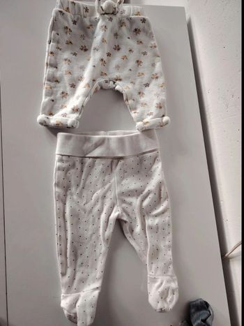 Lot de 2 pantalons 3 mois