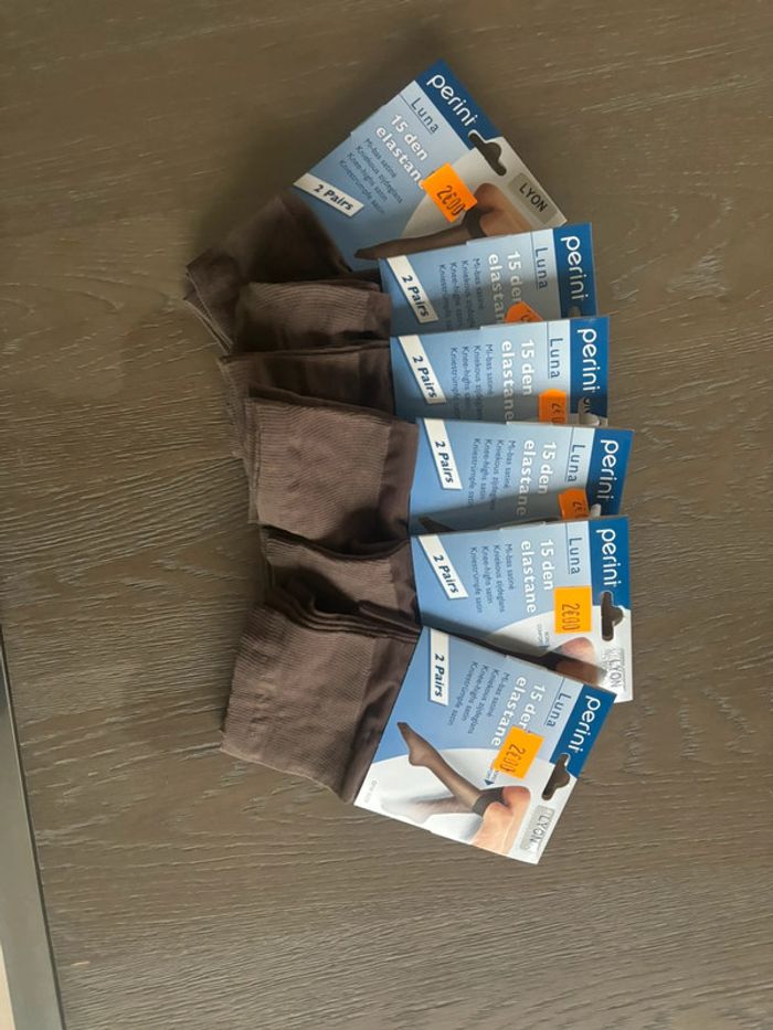 6 paires de mi bas neuf - photo numéro 3