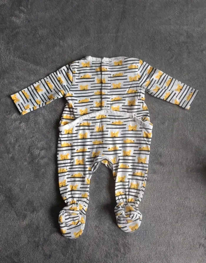Pyjama coton Winnie Disney 1 mois - photo numéro 3