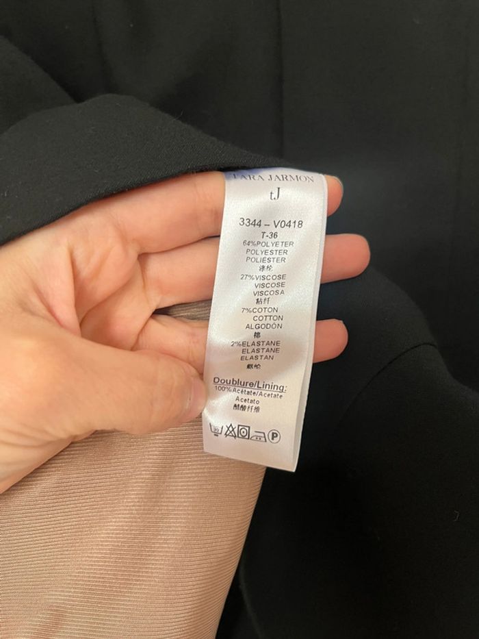 Veste noire Tara Jarmon - Taille 36 - photo numéro 7