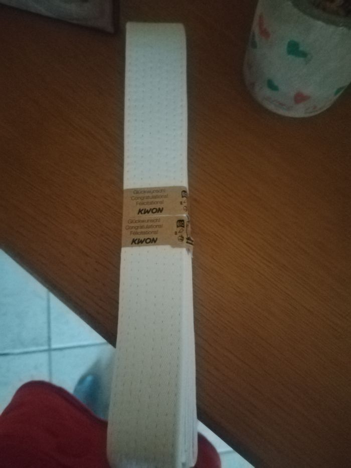 Ceinture blanche karaté