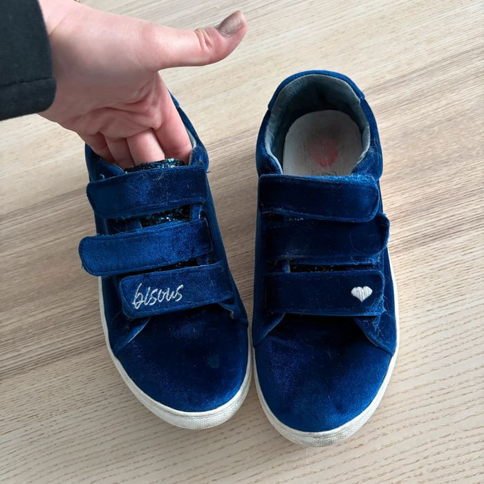 Baskets Bons Baisers de Paname • bleu • 38 🌿 - photo numéro 2
