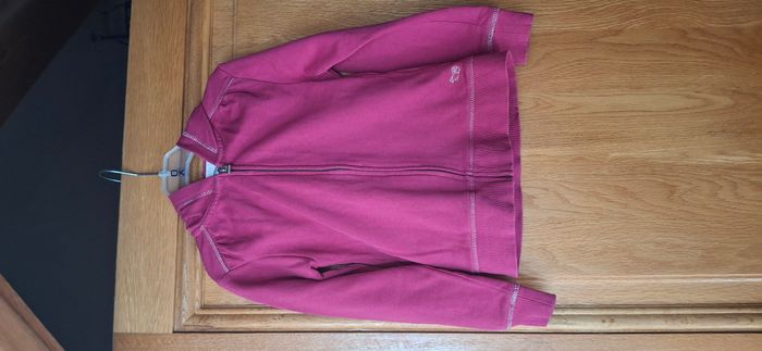 Veste sweat mauve marque La compagnie des petits taille 6 ans