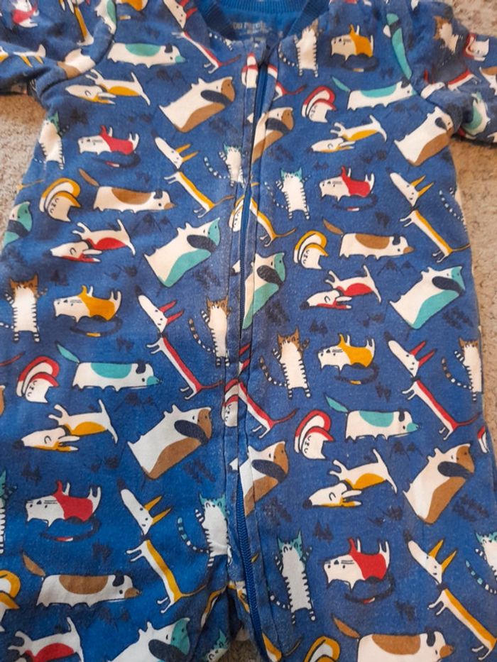 Pyjama bleu 6 mois - photo numéro 2