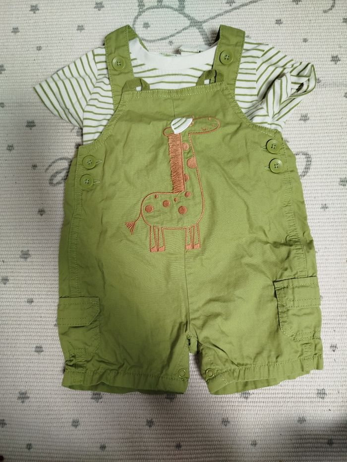 Ensemble salopette été garçon 6mois - photo numéro 4