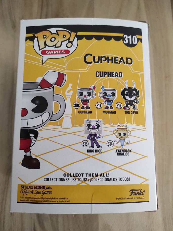 Figurine Funko pop Cuphead 310 - photo numéro 7