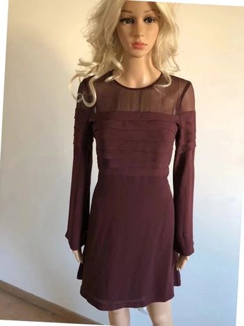 Robe bordeaux neuve à manches longues Morgan taille 38 (valeur 65€)
