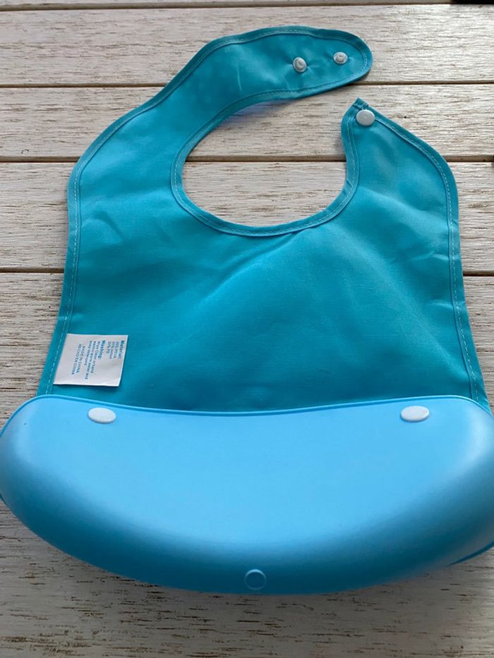 bavoir repas imperméable, tablier peinture bébé enfant - photo numéro 3