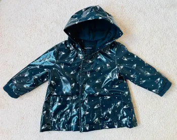 Veste de pluie chaude motif chat