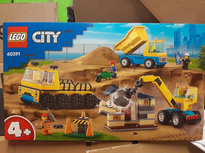 Lego city camions de chantier 60391