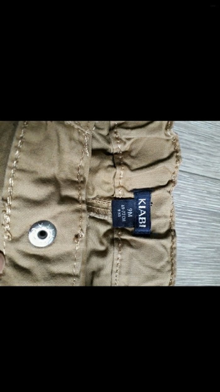 Pantalon beige kiabi 9mois - photo numéro 2
