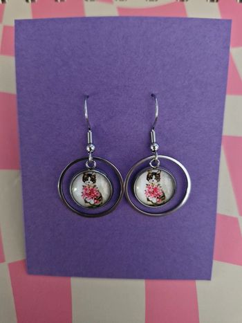 Boucles d’oreille chat