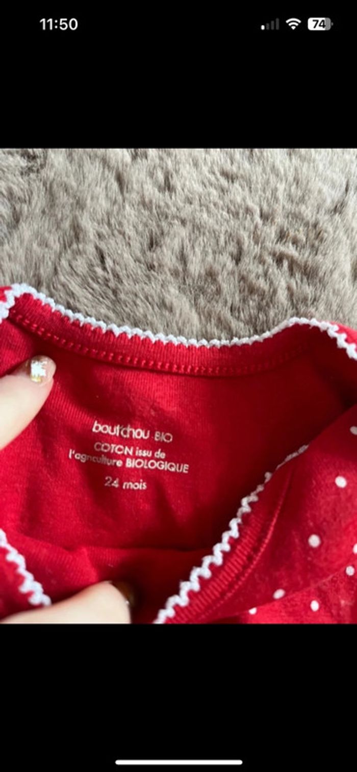 🌹lot de 3 body manche courte bout’chou - photo numéro 6
