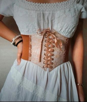 A48 ceinture gaine corset vintage rétro ajustable marron