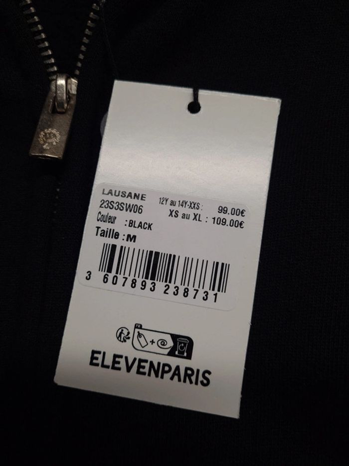 Veste zippée à capuche elevenparis - photo numéro 3