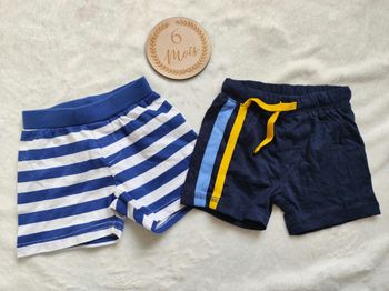 Lot de 2 shorts/maillot de bain, my first Chicco , 6 mois👣