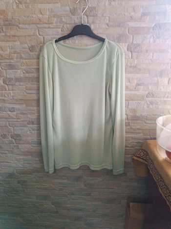 T-shirt vert d'eau 38