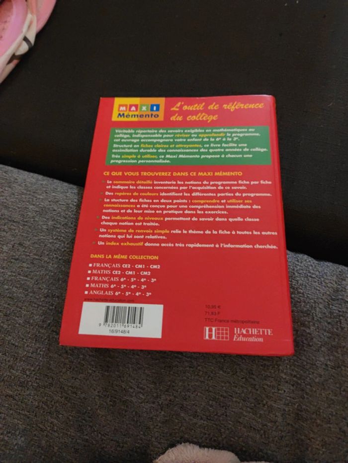 Maxi memento maths au collège - photo numéro 2