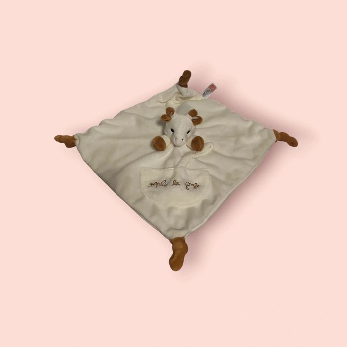 Doudou plat Sophie la girafe