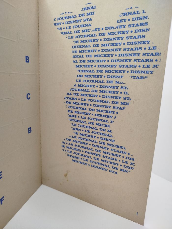 Maquette en carton Mickey - Le journal de Mickey - photo numéro 7