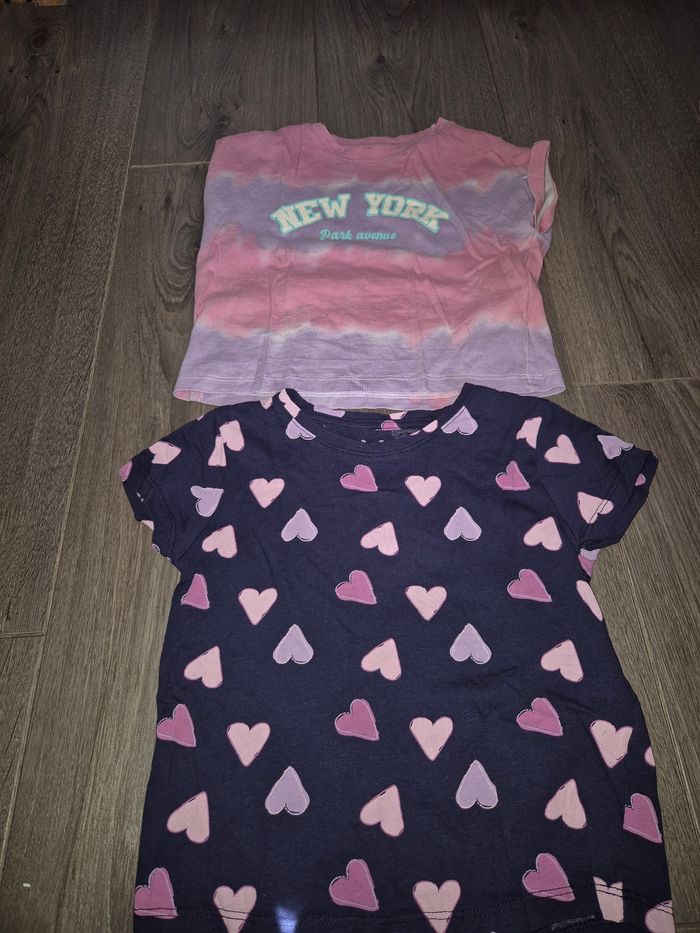 Lot 2 tee shirt  fille