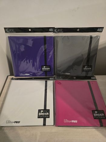 Lot de 4 portfolios Ultra Pro Éclipse 480