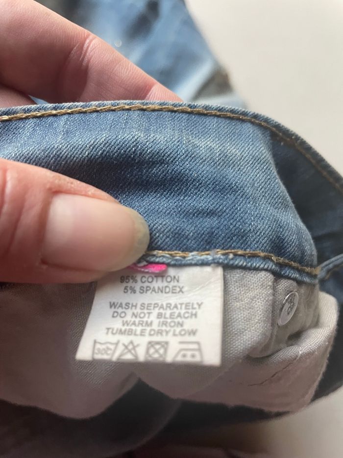 Jeans vintage perle brodé paranoia - photo numéro 7