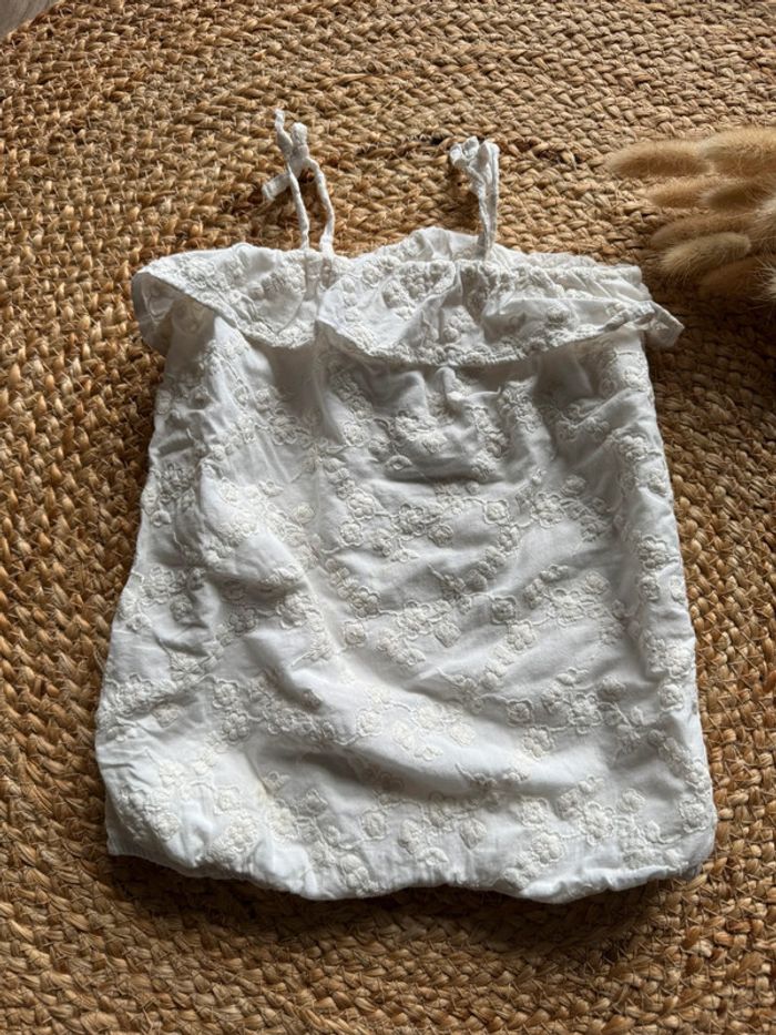 Barboteuse broderie Zara 9-12m