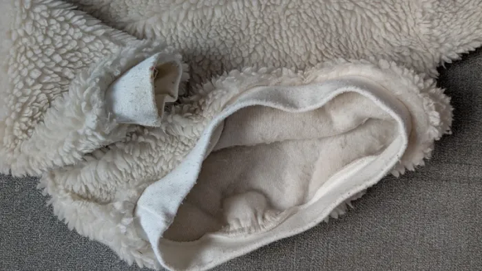 Pull moumoute blanc crème | 2 ans - photo numéro 5