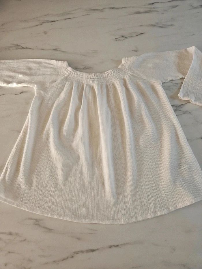 Essentiel blouse épaules nues taille L - photo numéro 5