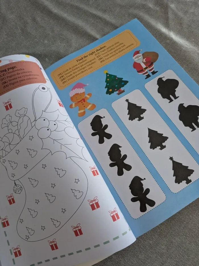 Livre de coloriage et d'activités de Noël NEUF - photo numéro 7