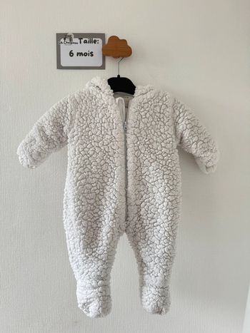 Combinaison pilote moumoute - taille 6 mois 🌼