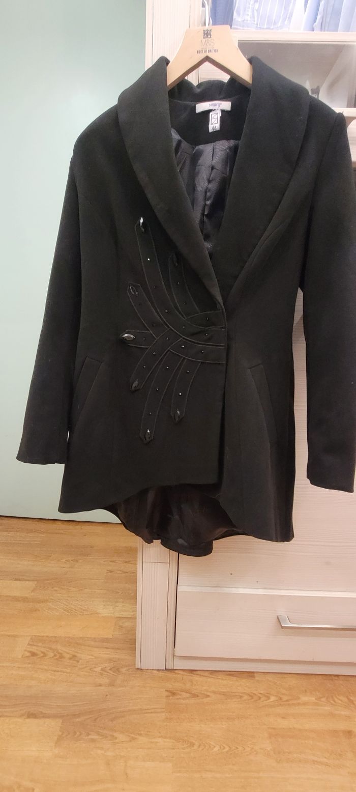 Manteau noir femm– élégant et original - photo numéro 5