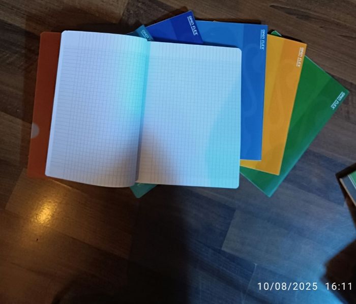 Lot de 6 cahiers Oxford Open Flex - 24x32 - 96 pages - grands carreaux - photo numéro 3