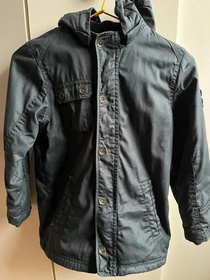 Manteau bleu marine Verbaudet 8 ans