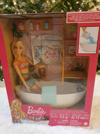 Coffret Barbie et son bain relaxant avec accessoirs