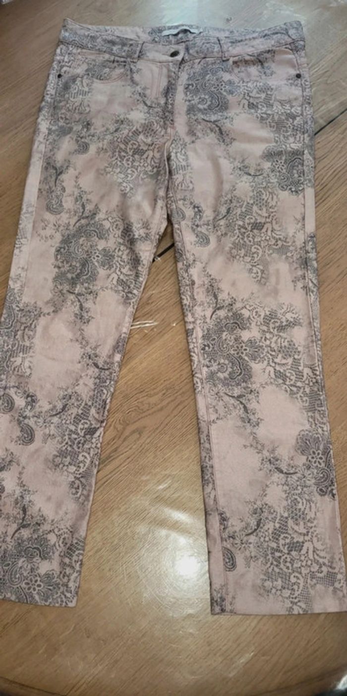 Pantalon imprimé Lauren Vidal 40/42 - photo numéro 2