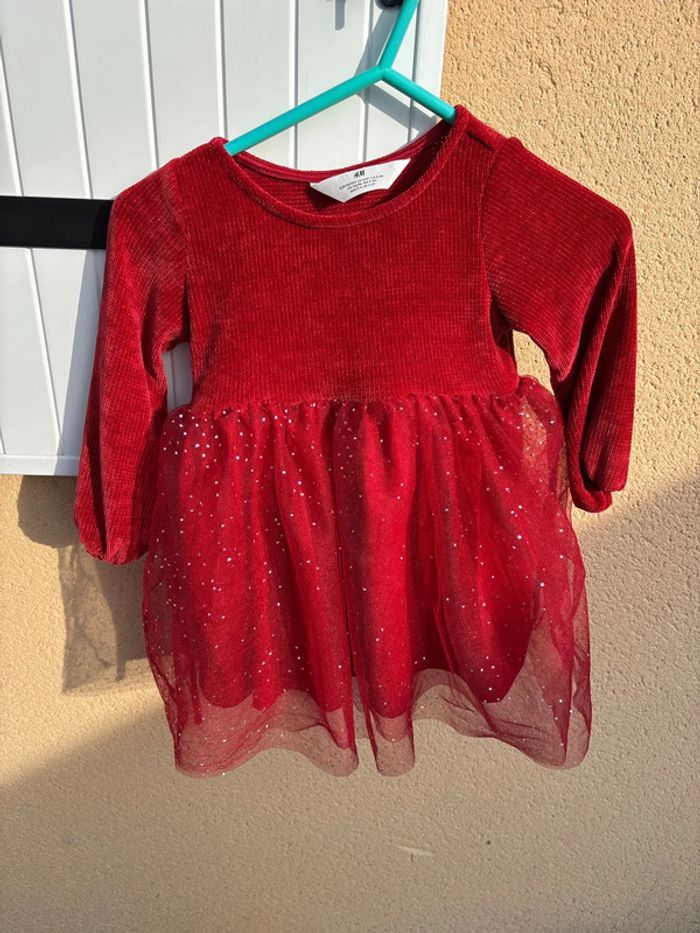 Robe tulle pailletée