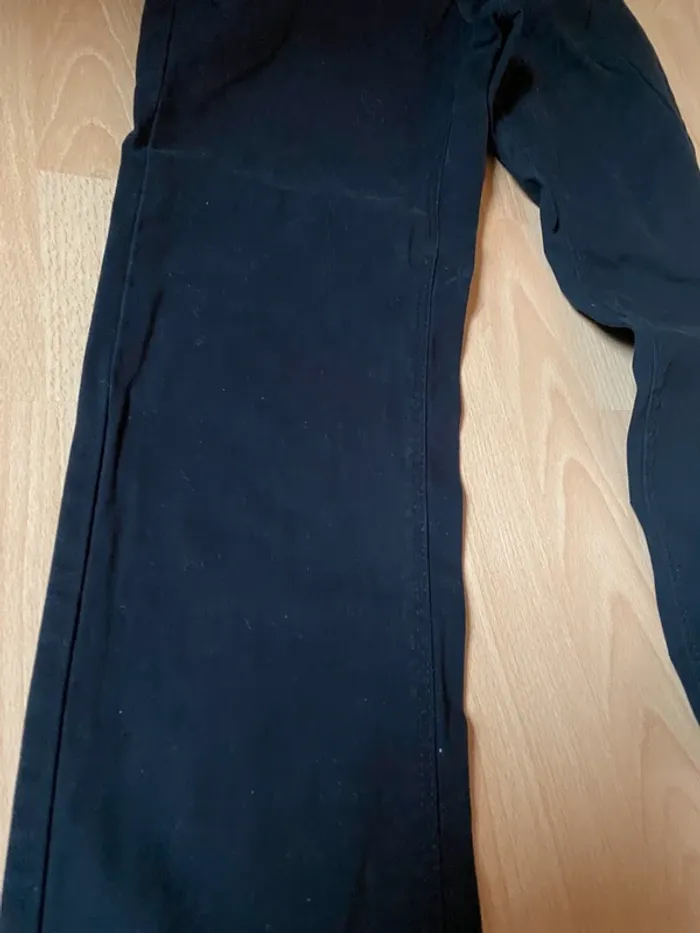 Pantalon toile noir - photo numéro 3