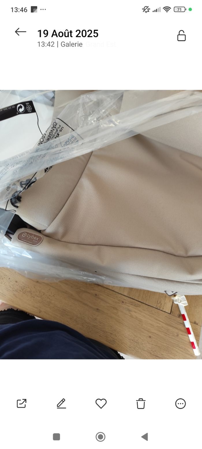 Almond beige Cybex Balios S lux dernier modèle  Cot S Lux - photo numéro 2