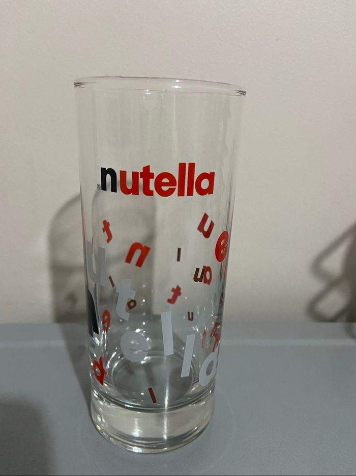 Verre nutella collector édition limitée