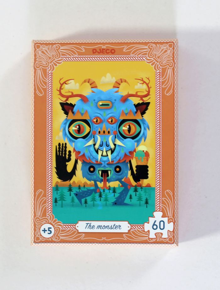 Mini puzzle "The Monster" Djeco 60 pièces