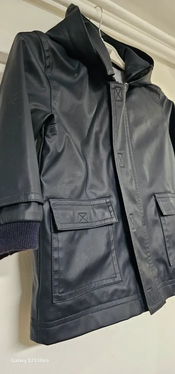 Ciré Imper Parka Trench Déperlant Petit Bateau Taille 18 mois - photo numéro 5