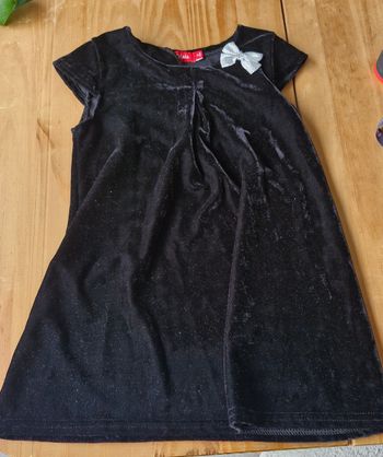 robe velours noir 3ans
